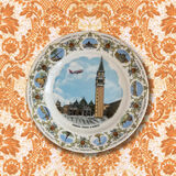 easyJet hand printed vintage Venice plate