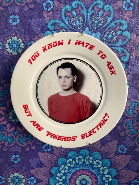 Gary Numan pop plate