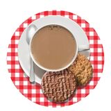 Chocolate Hob Nobs plate