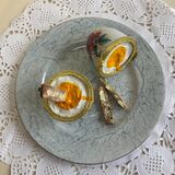 EggsQuisite with soldiers on plate