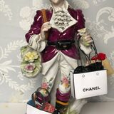 Shop 'Til You Drop ceramic figurine