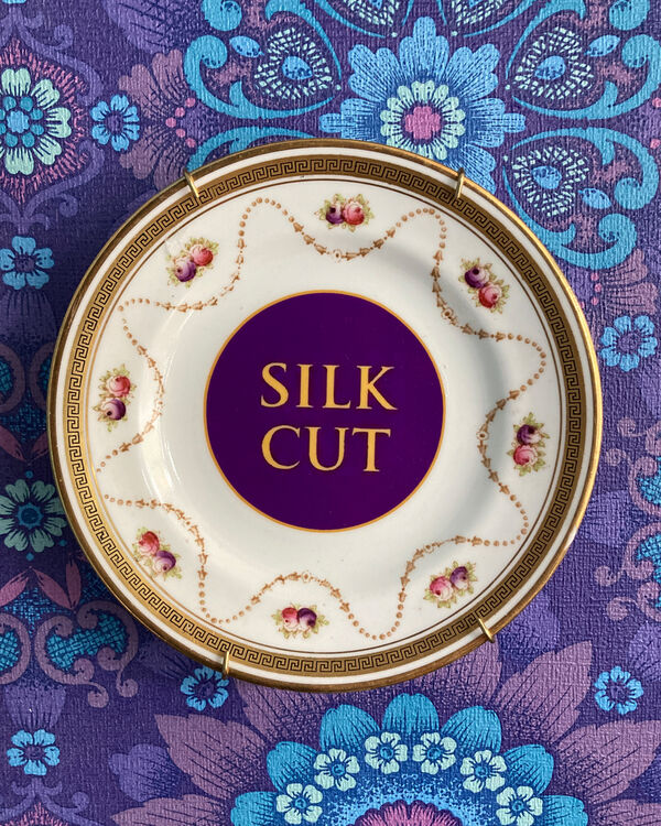 Silk Cut vintage plate