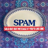 Vintage Spam plate large