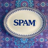 Vintage Spam plate large