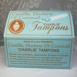 Camilla, Duchess of Cornwall Tampons