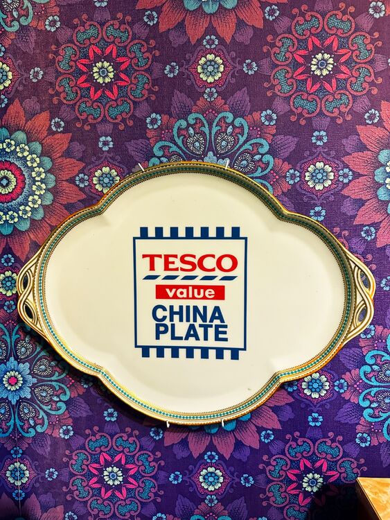 Tesco Value plate