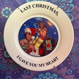 Wham! Last Christmas pop plate