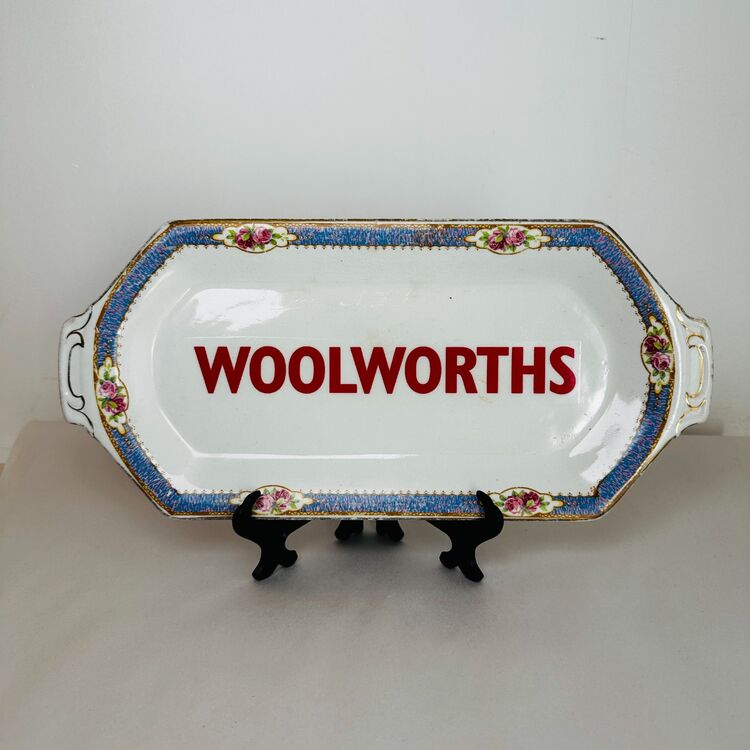 Woolworths china plate