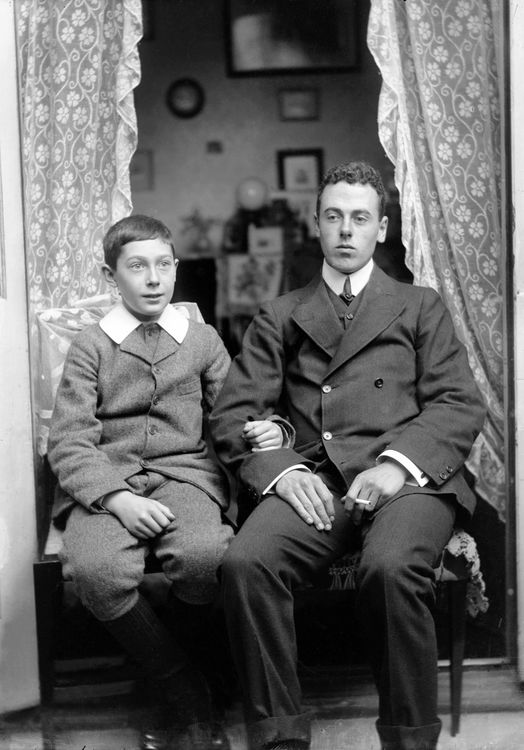 Portrait of two brothers c.1902