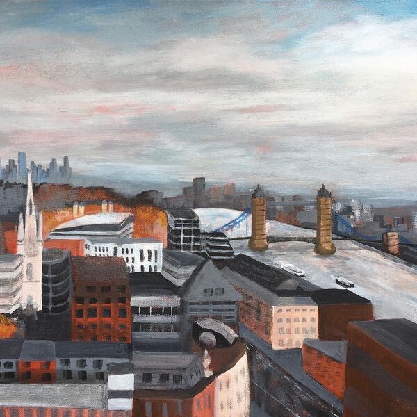 London City from the Monument London painting