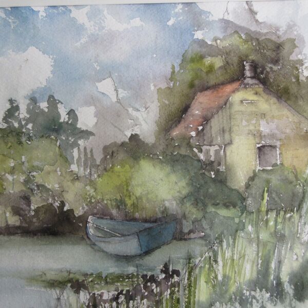 Charlie's Hut Charlie's Hut watercolour