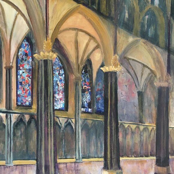 Cathedral Light Lincoln Cathedral painting