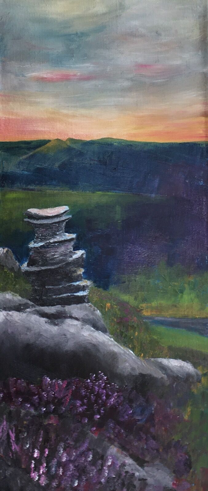 Derwent Edge painting