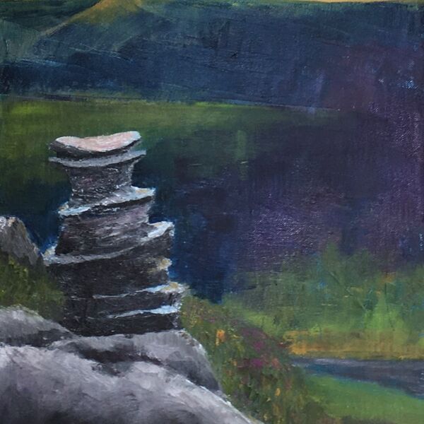 Salt Cellar, Derwent Edge Derwent Edge painting