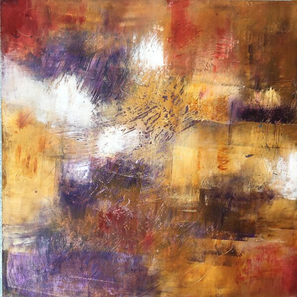 Village, abstract painting abstract painting