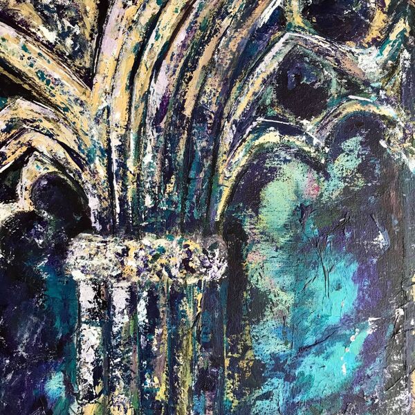 Angel Choir, Lincoln Cathedral Lincoln Cathedral, Angel Choir, painting