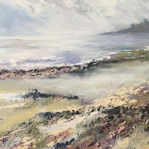 Bamburgh Revisited Bamburgh Castle Painting