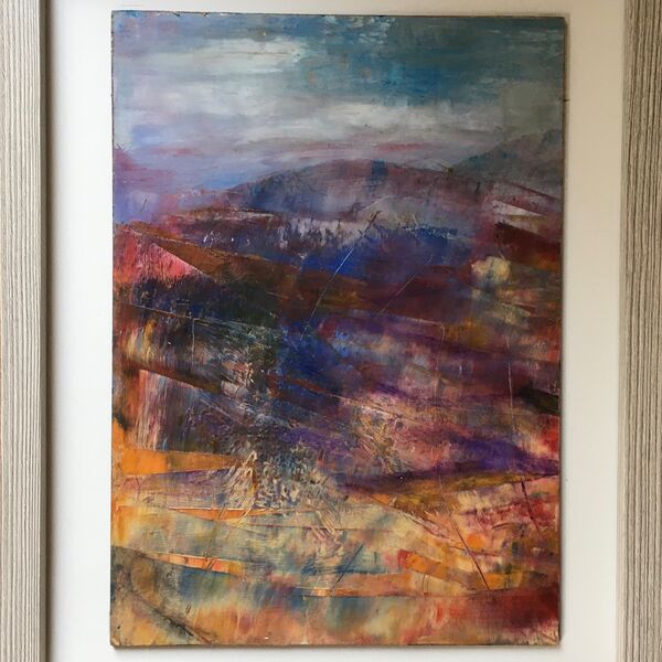 Blue Hills Blue Hills abstract painting
