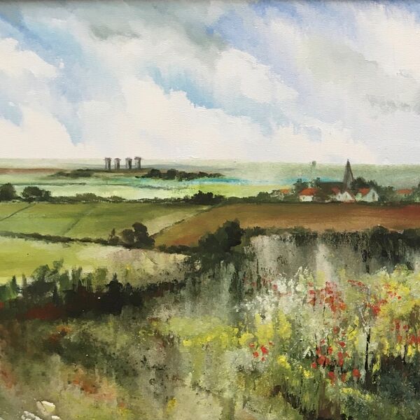 Scampton Top 1 Scampton Top painting