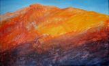 Morning sun on San Jacinto Mountain.