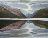 Stillness . ( Llyn Peris toward Snowden)