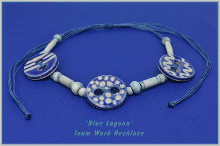 Blue Lagoon Team Work Necklace