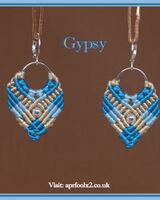 "Summer's Day" Gypsy Macrame Earrings Gypsy Macramé Earrings