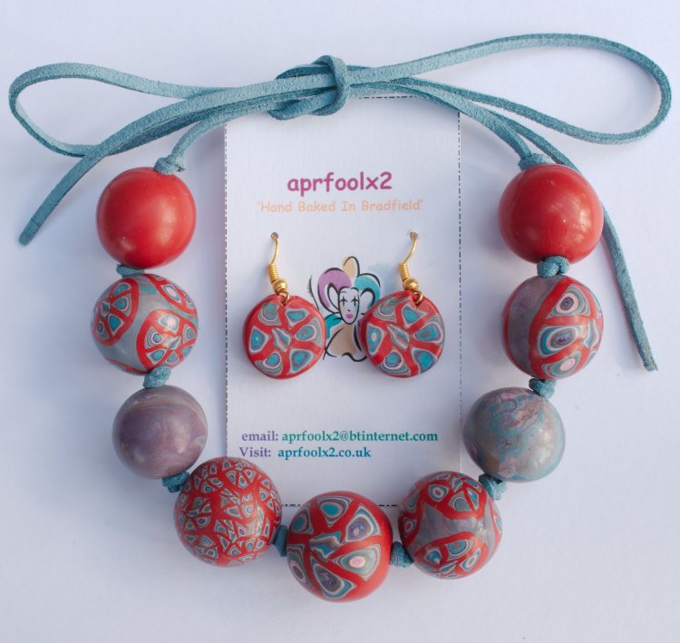 Blue & Copper Necklace