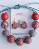 Blue & Copper Necklace