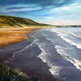 Sunny Day on Woolacombe Beach, North Devon