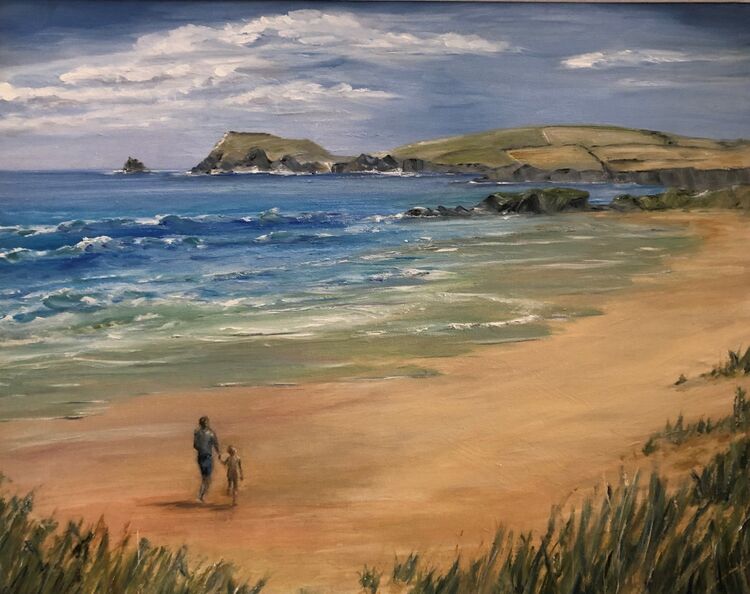 Walking Along Constantine Bay - SOLD