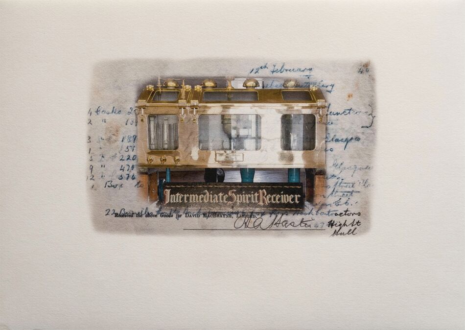 Nr. 7 Ardbeg-Distillery-Old-Spirit-Receiver-A4, Auflage 9 Exemplare, 19 x 12 cm, Preis 50,- EUR