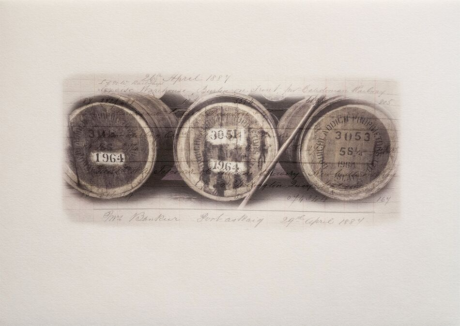 Nr. 3 Bruichladdich-Distillery--casks-1964,A4 Auflage 9-Exemplare, 22 x 10 cm, Preis 50,- EUR