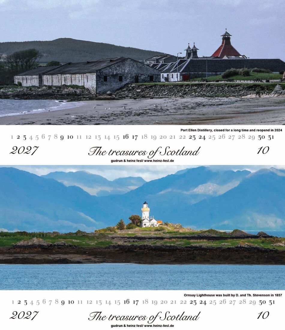 Port Ellen Distillery /Ornsay Lighthouse