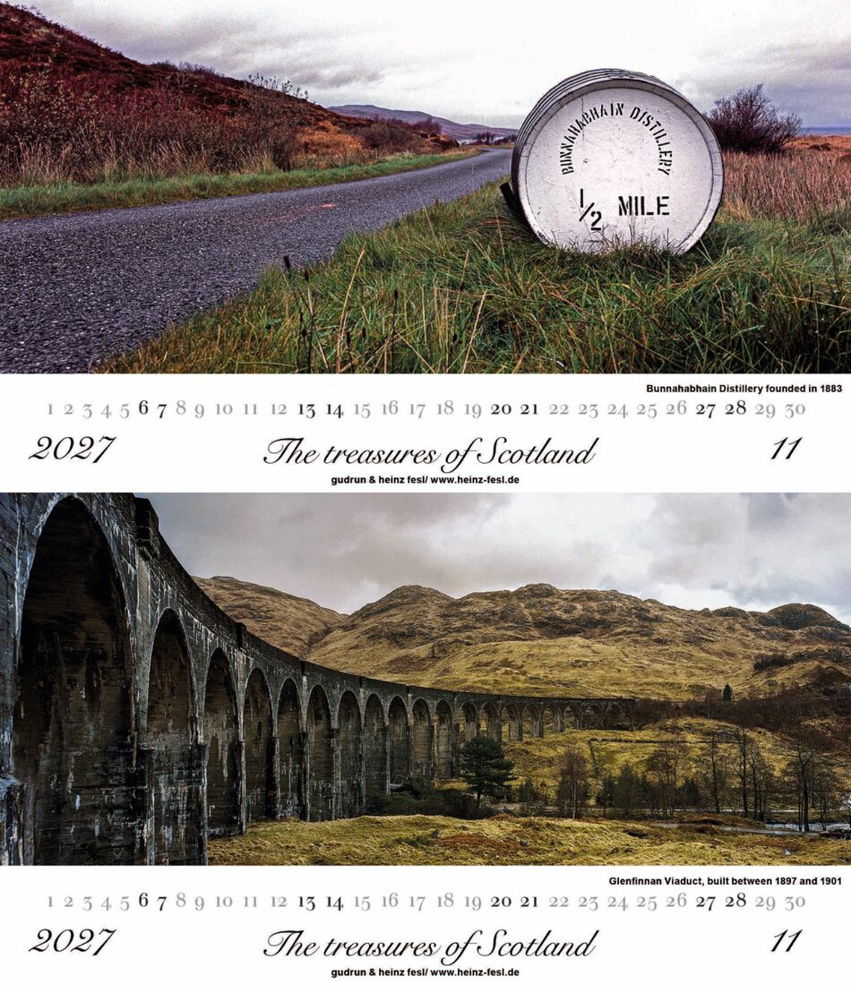 Bunnahabhain Distillery /Glenfinnan Viaduct,