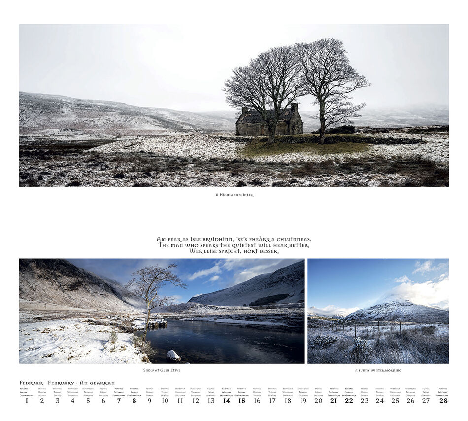 Highlands im Winter