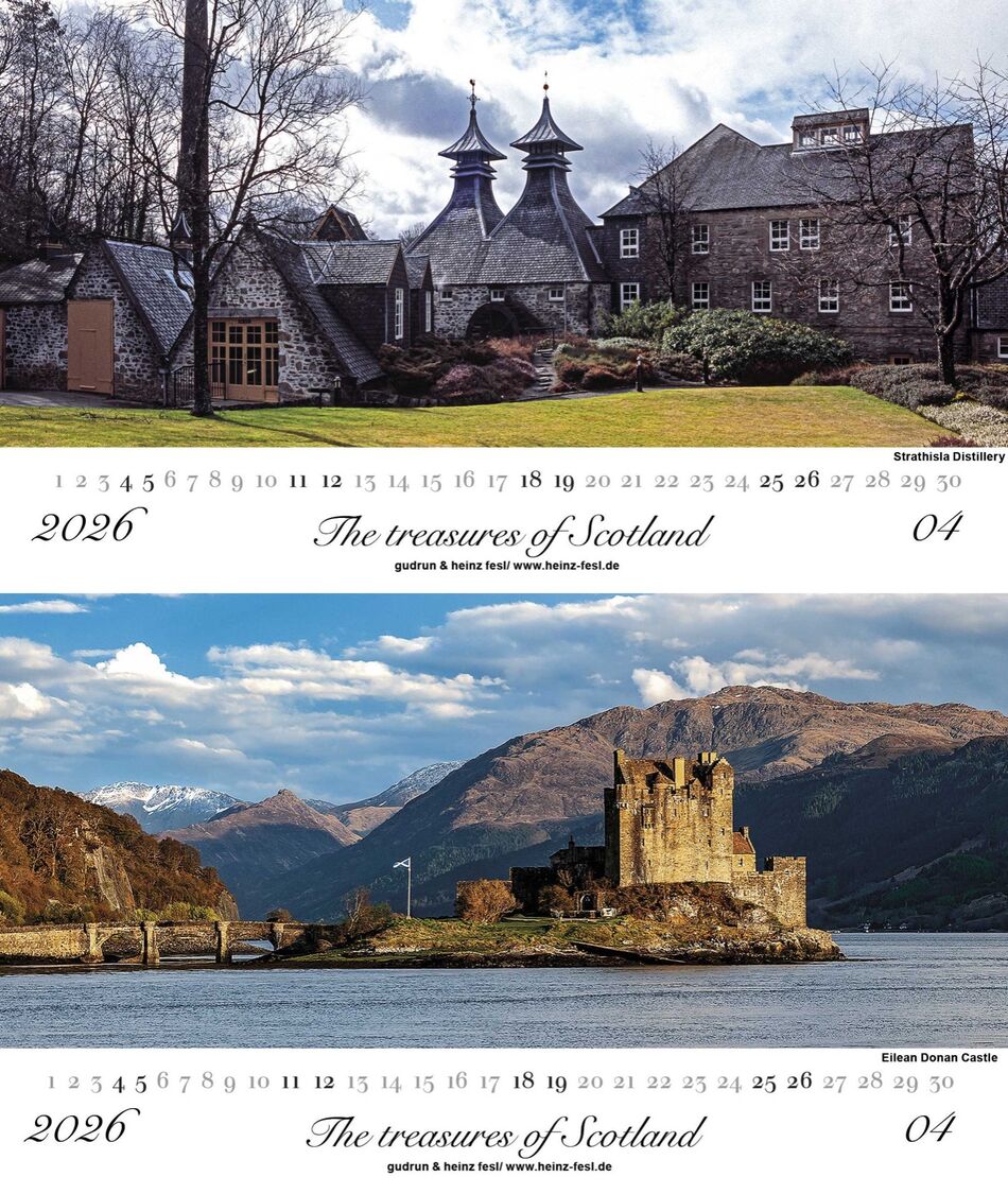 Strathisla Distillery Eilean Donan Castle