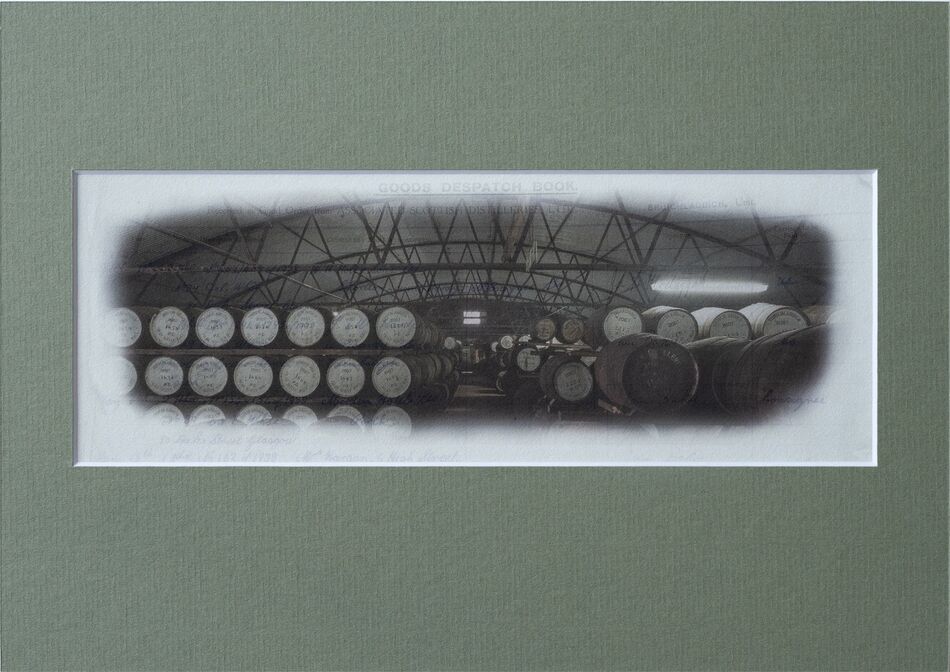 Nr. 12 Bruichladdich Distillery Warehouse, A4 25x9cm, Auflage 1 Exemplar, Preis 70,- EUR