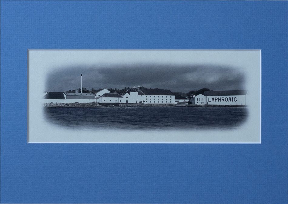 Nr. 16 Laphroaig Distillery sea-side, A4 24x9cm, Auflage 3 Exemplare, Preis 70,- EUR