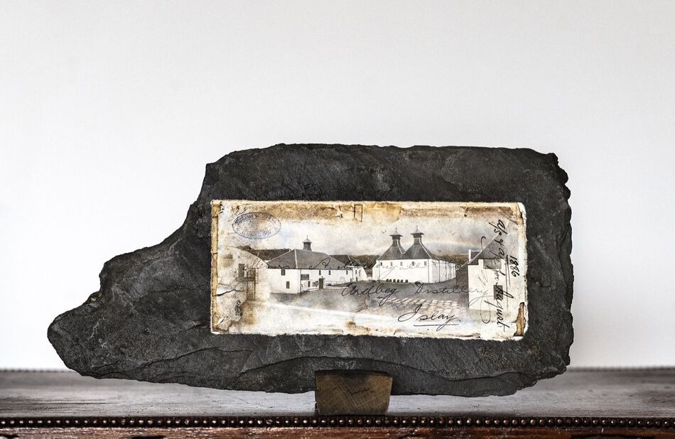Nr. 22, Ardbeg Letter, duplex, Schindelgröße 37x18 cm, Bildgröße 22x9 cm, Preis 249,- EUR