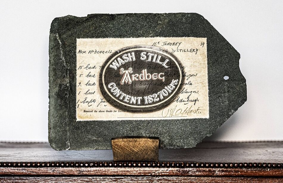 Nr. 29, Ardbeg Wash Still, duplex, Schindelgröße 26 x 19 cm, Bildgröße 17x11 cm, Preis 229,- EUR