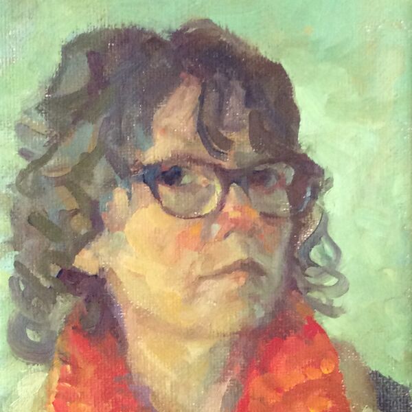 Self Portrait Orange Collar