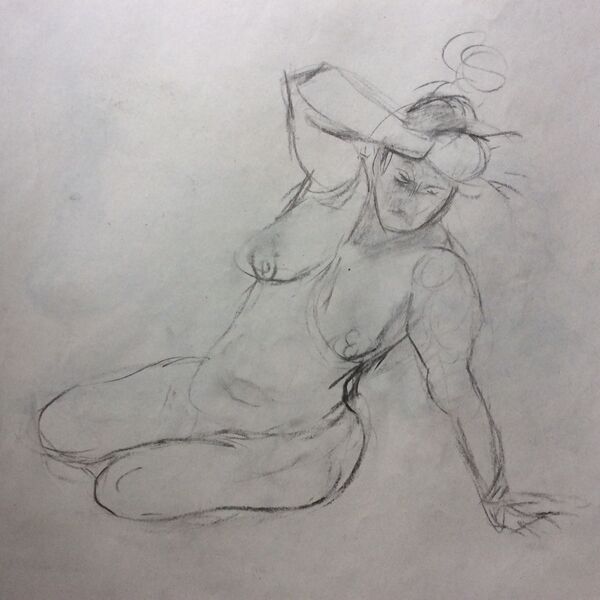 Female Figure on Floor