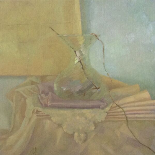 Vase with Twig and String