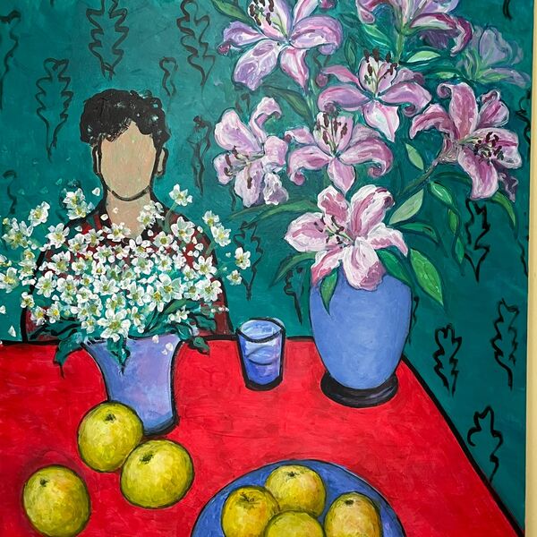 0100 After Matisse, R at the Table