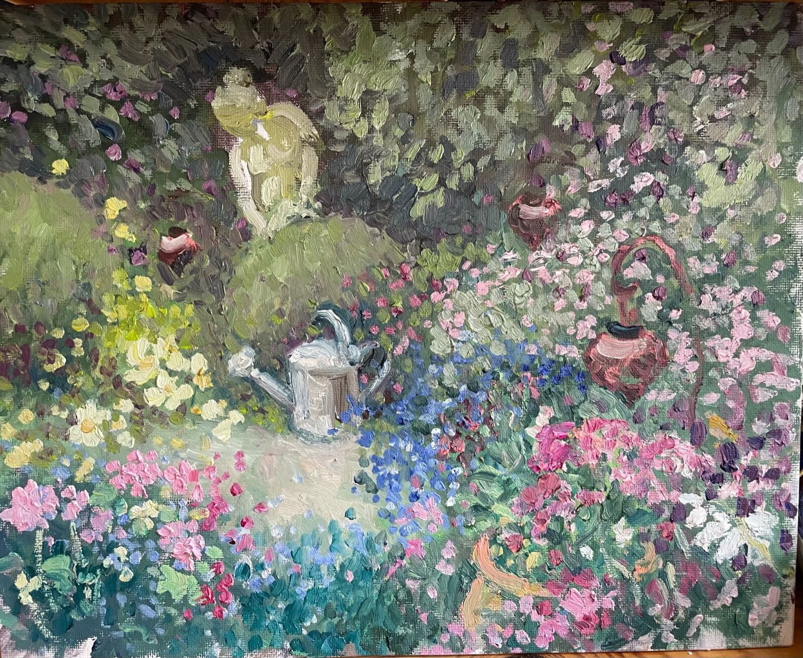 042 Summer Garden with Watering Can