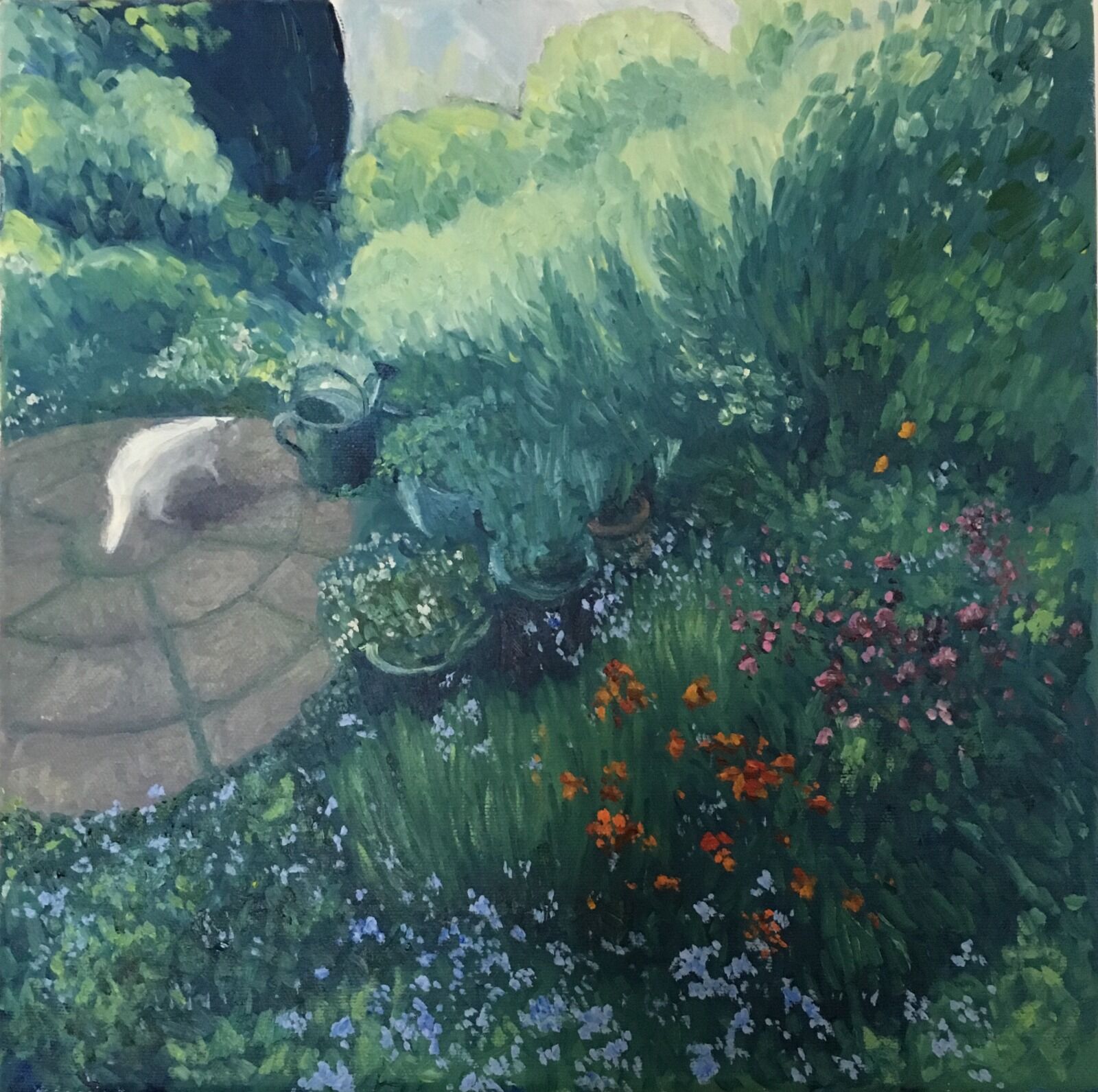 046 Garden, after Klimt