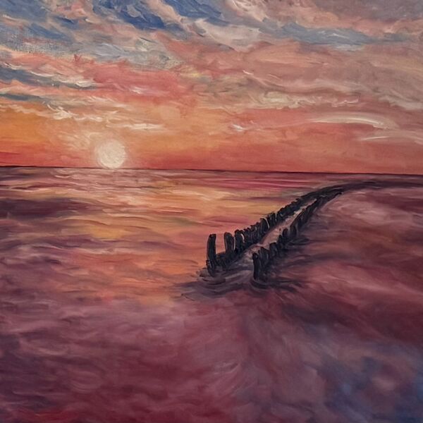 070 Sunset Sea