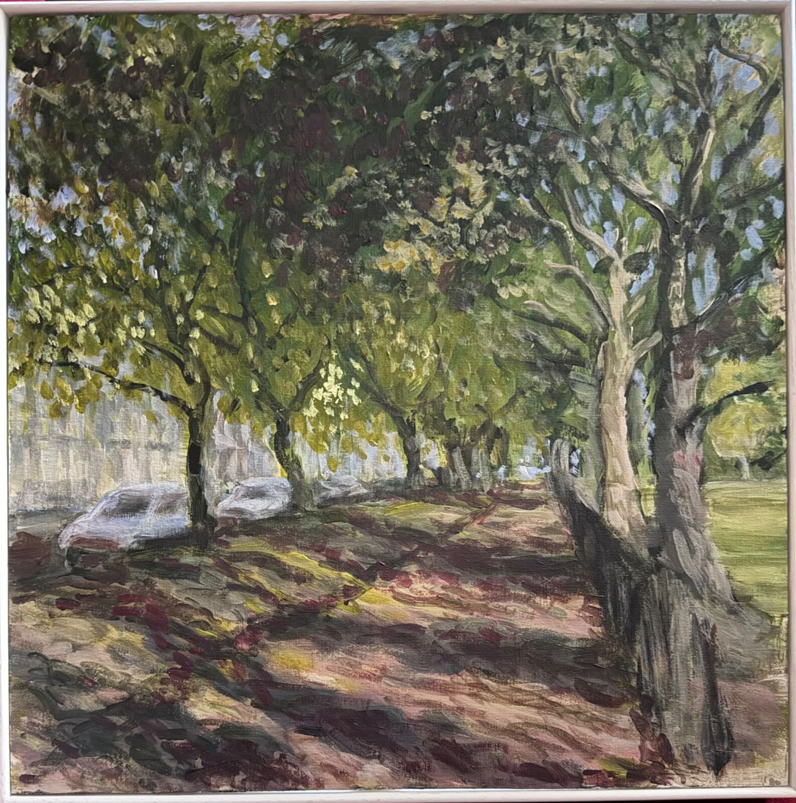 Highbury Fields, sunlight