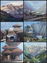 Paintings from 2027 Calendar (July-Dec)